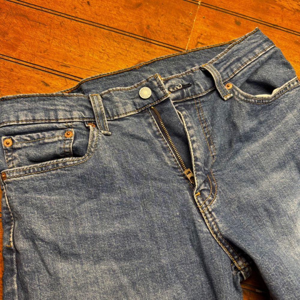 Levis 511 Slim Fit Jeans Mens W32 L32 Medium Wash Blue Denim Pants 04511-1907 - Picture 2 of 5